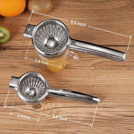 Lemon Squeezer Super High Quality Stainless Steel 304 Hand Press Juicer Manual Citrus for Juicing Lemon ＆ Limes, Vegetables